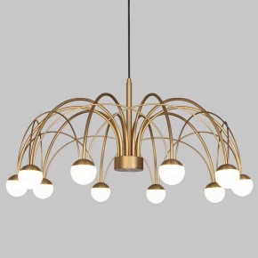 Люстра на штанге Eurosvet Ragno 90030/10 LED золото в Камышлове - kamyshlov.mebel24.online | фото