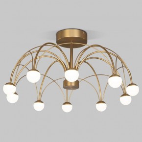 Люстра на штанге Eurosvet Ragno 90031/10 LED золото в Камышлове - kamyshlov.mebel24.online | фото