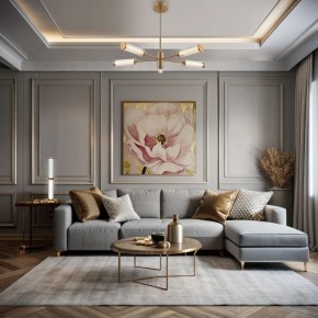 Люстра на штанге Eurosvet Stark 50386/5 LED латунь в Камышлове - kamyshlov.mebel24.online | фото 4