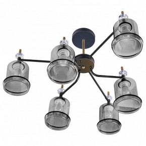 Люстра на штанге Imex MD.4890 MD.4890-6-S COFFEE+FGD в Камышлове - kamyshlov.mebel24.online | фото