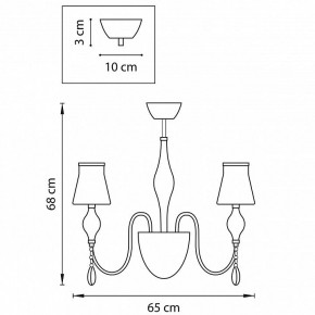 Люстра на штанге Lightstar Escica 806050 в Камышлове - kamyshlov.mebel24.online | фото 6