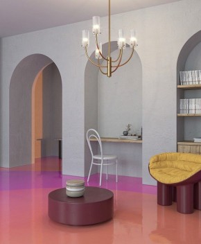 Люстра на штанге Maytoni Arco MOD223PL-08BS в Камышлове - kamyshlov.mebel24.online | фото 4