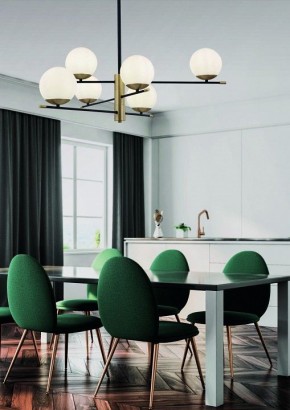 Люстра на штанге Maytoni Nostalgia MOD048PL-06G в Камышлове - kamyshlov.mebel24.online | фото 3