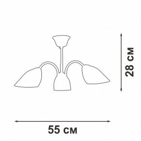 Люстра на штанге Vitaluce V3335 V3335-7/3PL в Камышлове - kamyshlov.mebel24.online | фото 3