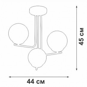 Люстра на штанге Vitaluce V49420 V49420-8/3PL в Камышлове - kamyshlov.mebel24.online | фото 2