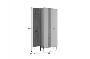 МЕБЕЛЬСОН К8 Прихожая в Камышлове - kamyshlov.mebel24.online | фото 2