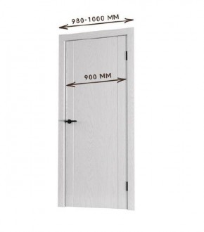 Межкомнатная дверь Bolivar Каньон браун (комплект) 900 в Камышлове - kamyshlov.mebel24.online | фото