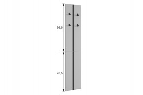 МЕРСИ Прихожая (модульная) графит в Камышлове - kamyshlov.mebel24.online | фото 3