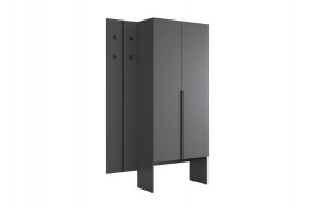 МЕРСИ Прихожая (модульная) графит в Камышлове - kamyshlov.mebel24.online | фото 6