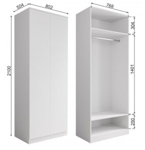 МОРИ МШ 800.1 Шкаф (графит) в Камышлове - kamyshlov.mebel24.online | фото 2