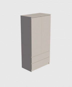 МОРИ МШ 900.1 Шкаф с 2-мя дв. и 2-мя ящ. (Сатин) в Камышлове - kamyshlov.mebel24.online | фото 2