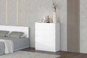 МС "Хилтон" Комод №1 800 (4 ящ.) белый текстурный в Камышлове - kamyshlov.mebel24.online | фото