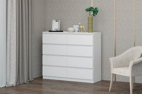 МС "Хилтон" Комод №3 1200 (8 ящ.) белый текстурный в Камышлове - kamyshlov.mebel24.online | фото