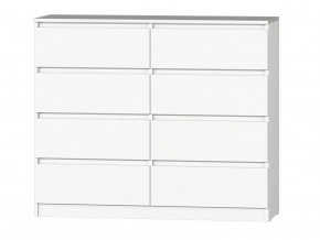 МС "Хилтон" Комод №3 1200 (8 ящ.) белый текстурный в Камышлове - kamyshlov.mebel24.online | фото 2