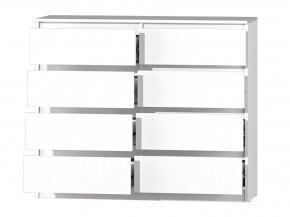 МС "Хилтон" Комод №3 1200 (8 ящ.) белый текстурный в Камышлове - kamyshlov.mebel24.online | фото 3