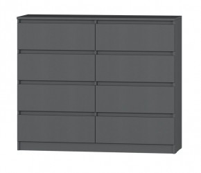 МС "Хилтон" Комод №3 1200 (8 ящ.) графит в Камышлове - kamyshlov.mebel24.online | фото 2