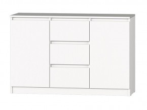 МС "Хилтон" Комод №4 1200 (белый текстурный) в Камышлове - kamyshlov.mebel24.online | фото 2