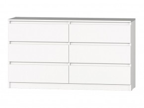 МС "Хилтон" Комод №5 1400 (6 ящ.) белый текстурный в Камышлове - kamyshlov.mebel24.online | фото 2