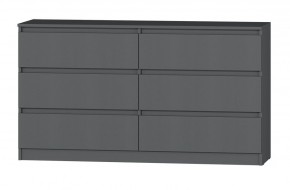МС "Хилтон" Комод №5 1400 (6 ящ.) графит в Камышлове - kamyshlov.mebel24.online | фото 2