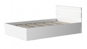 МС "Хилтон" Кровать 1,2 (Белый текстурный) 1200*2000 в Камышлове - kamyshlov.mebel24.online | фото