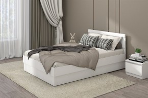 МС "Хилтон" Кровать 1,2 (Белый текстурный) в Камышлове - kamyshlov.mebel24.online | фото