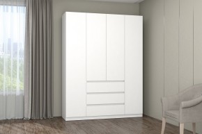 МС "Хилтон" Шкаф №1 1600 (Белый текстурный) в Камышлове - kamyshlov.mebel24.online | фото