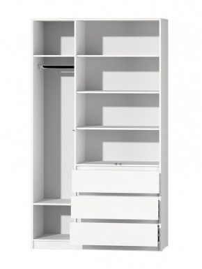 МС "Хилтон" Шкаф №2 1200 (Белый текстурный) в Камышлове - kamyshlov.mebel24.online | фото 3