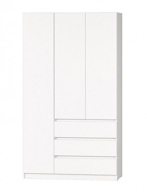 МС "Хилтон" Шкаф №2 1200 (Белый текстурный) в Камышлове - kamyshlov.mebel24.online | фото