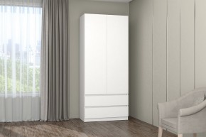 МС "Хилтон" Шкаф №3 900 (Белый текстурный) в Камышлове - kamyshlov.mebel24.online | фото