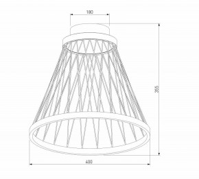 Накладной светильник Eurosvet Cesta 40018/1 LED коричневый в Камышлове - kamyshlov.mebel24.online | фото 4