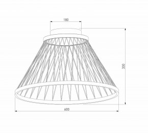Накладной светильник Eurosvet Cesta 40019/1 LED коричневый в Камышлове - kamyshlov.mebel24.online | фото 4