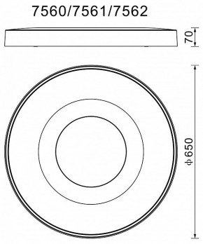 Накладной светильник Mantra Coin 7561 в Камышлове - kamyshlov.mebel24.online | фото 3