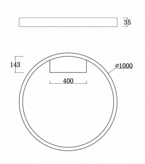 Накладной светильник Maytoni Rim MOD058CL-L65B4K в Камышлове - kamyshlov.mebel24.online | фото 3