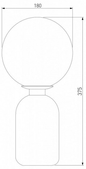 Настольная лампа декоративная Eurosvet Bubble 01197/1 белый в Камышлове - kamyshlov.mebel24.online | фото 2