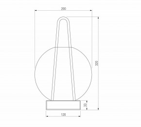 Настольная лампа декоративная Eurosvet Frasco 80507/1 латунь в Камышлове - kamyshlov.mebel24.online | фото 3