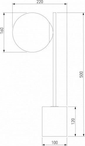 Настольная лампа декоративная Eurosvet Marbella 01157/1 латунь в Камышлове - kamyshlov.mebel24.online | фото 3