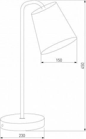 Настольная лампа декоративная Eurosvet Montero 01134/1 белый в Камышлове - kamyshlov.mebel24.online | фото 3