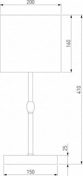 Настольная лампа декоративная Eurosvet Notturno 01162/1 черный в Камышлове - kamyshlov.mebel24.online | фото 4