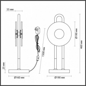 Настольная лампа декоративная Odeon Light Magnet 5407/12TL в Камышлове - kamyshlov.mebel24.online | фото 4