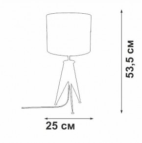 Настольная лампа декоративная Vitaluce V28340 V28340-1/1L в Камышлове - kamyshlov.mebel24.online | фото 2