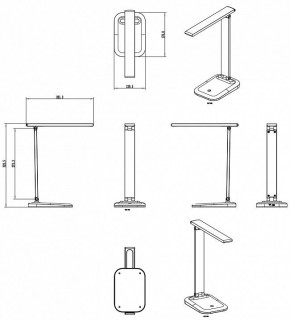 Настольная лампа офисная Arte Lamp London A5124LT-1BK в Камышлове - kamyshlov.mebel24.online | фото 2
