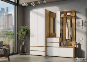 НЕКСТ 1 Вешалка с зеркалом + Шкаф 2-х ств. с ящиками в Камышлове - kamyshlov.mebel24.online | фото