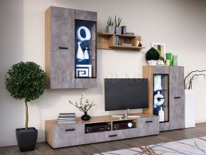 Нэнси New Полка навесная (ЛДСП) Сонома в Камышлове - kamyshlov.mebel24.online | фото 2