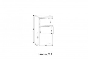 НИКОЛЬ 25 Шкаф 5-ти створчатый в Камышлове - kamyshlov.mebel24.online | фото 7