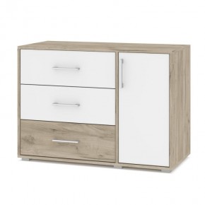 ОЛИВИЯ О63 Комод (дуб серый/белый) в Камышлове - kamyshlov.mebel24.online | фото