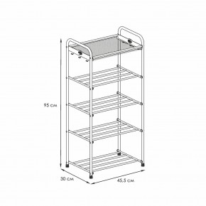 ПДОА15 М Подставка для обуви "Альфа 15" Медный антик в Камышлове - kamyshlov.mebel24.online | фото