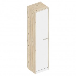 Пенал 1-ств с полками и вешалкой "Милана" в Камышлове - kamyshlov.mebel24.online | фото