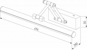 Подсветка для картины Elektrostandard Monza a064136 в Камышлове - kamyshlov.mebel24.online | фото 4