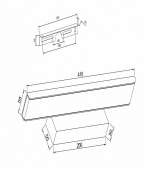 Подсветка для картины Maytoni Gleam MIR005WL-L16B в Камышлове - kamyshlov.mebel24.online | фото 3