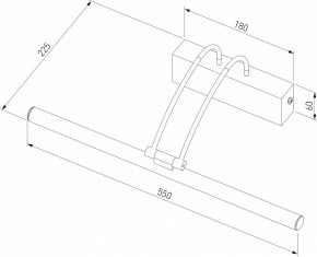 Подсветка для зеркала Elektrostandard Simple a063698 в Камышлове - kamyshlov.mebel24.online | фото 3